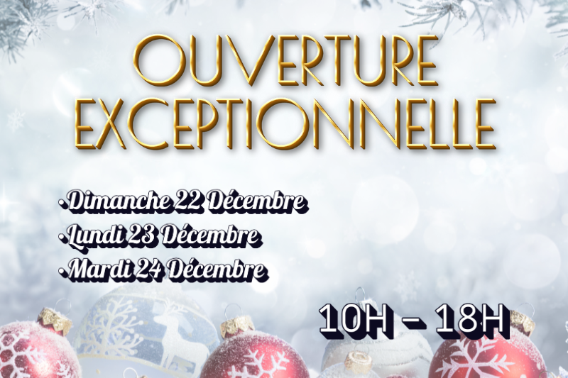 horlogerie38 ouverture exceptionnelle reveillon noel